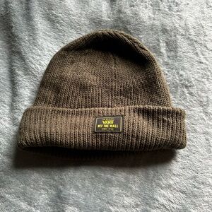 Tan Vans Beanie Knitted